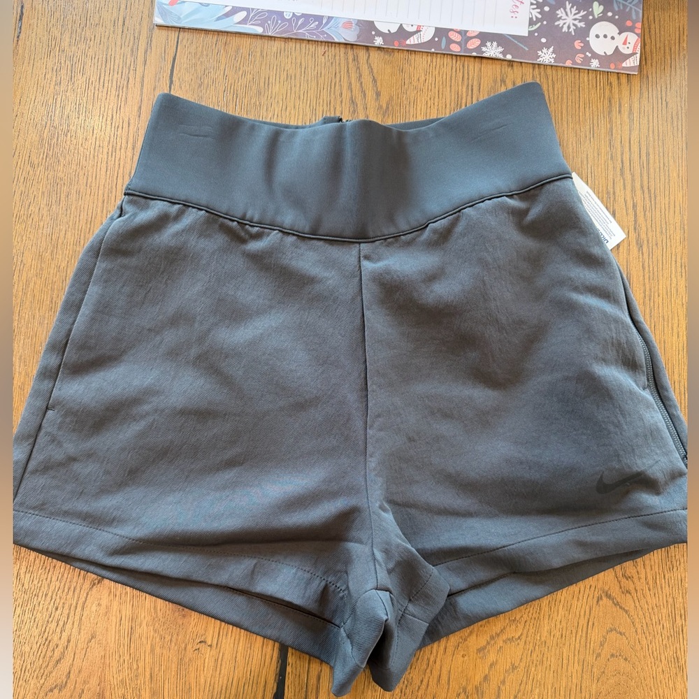 Nike Grey Athletic High-Waist Women's Shorts